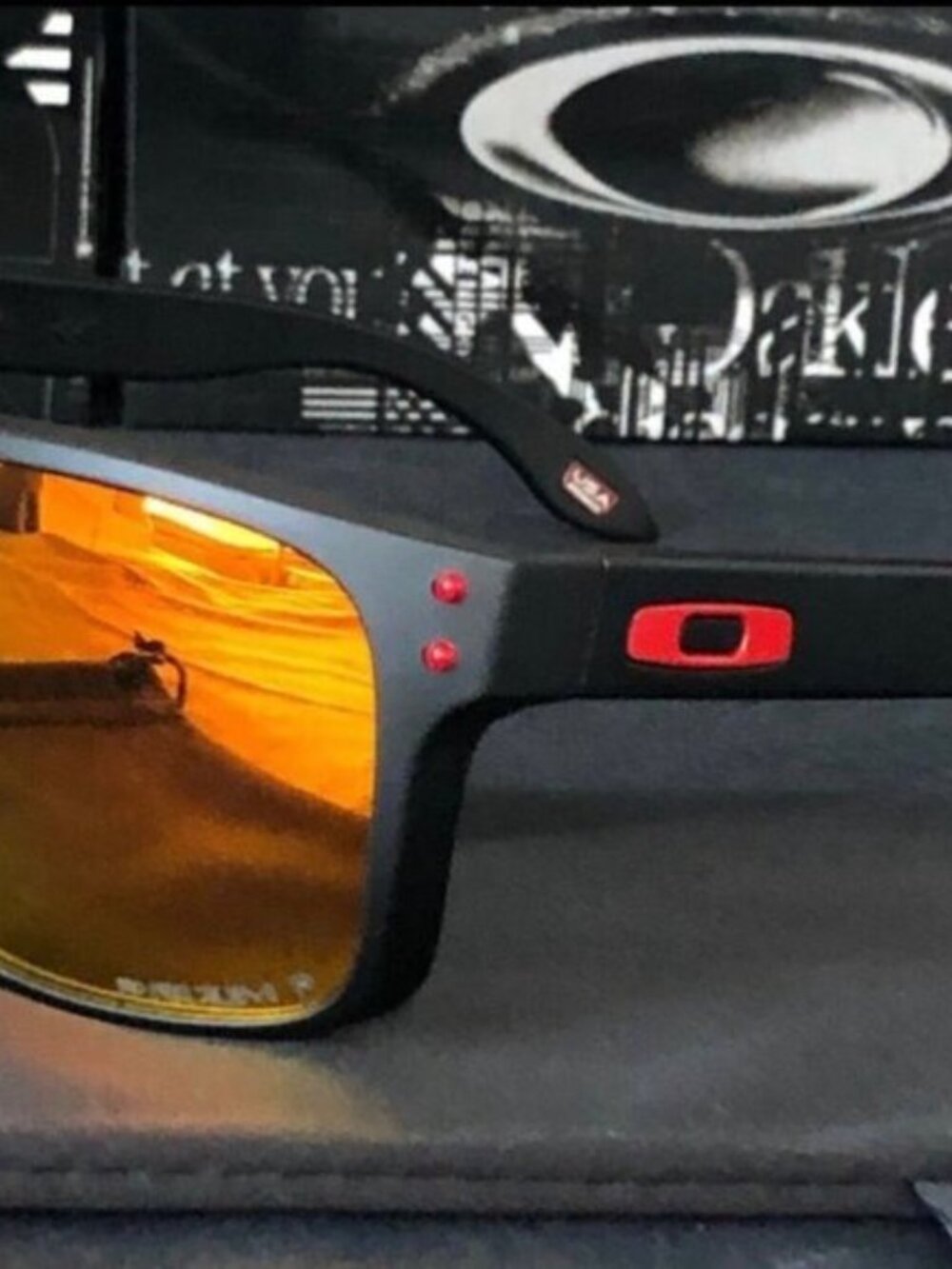 OO9102 Oakley Holbrook Ruby Iridium Prizm Polarized Sunglasses - Picture 3 of 6